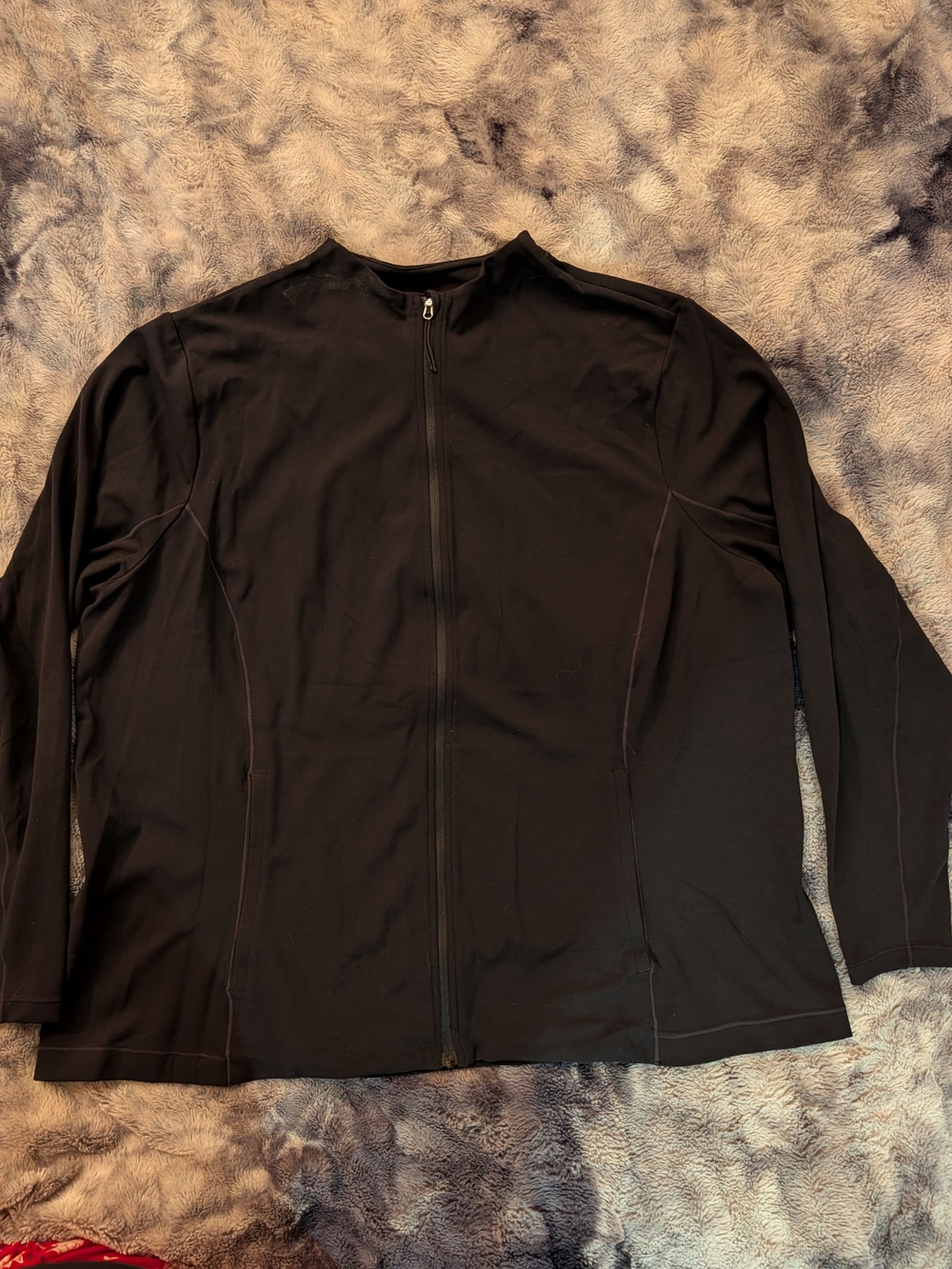Nike Women's Black Lightweight Full-Zip Shirt Jacket